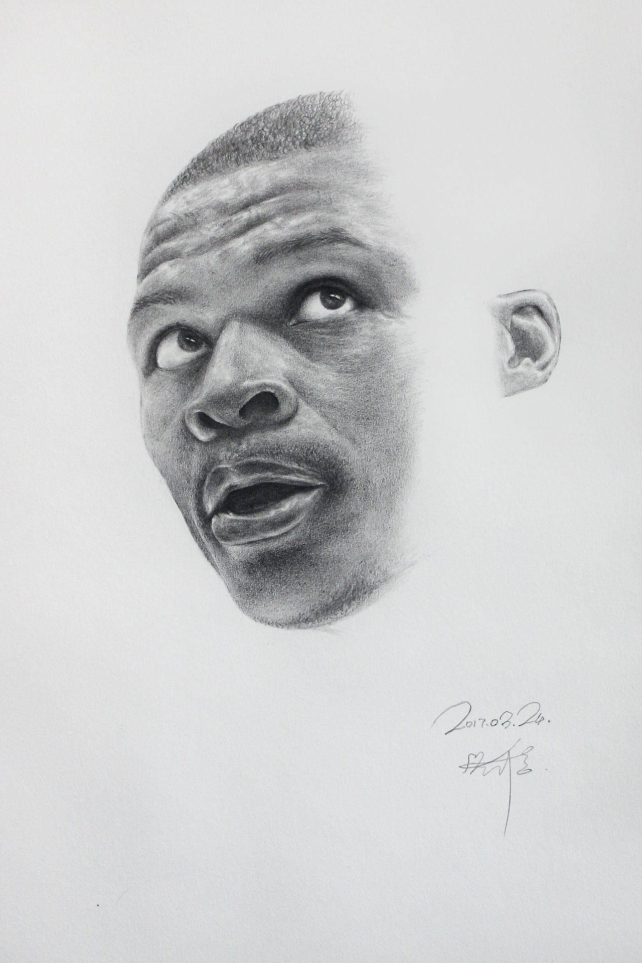 素描作品-nba球星