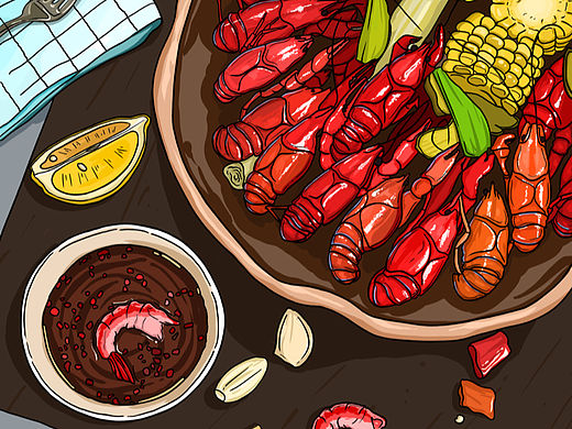 Wacom手绘屏｜日系食物插画