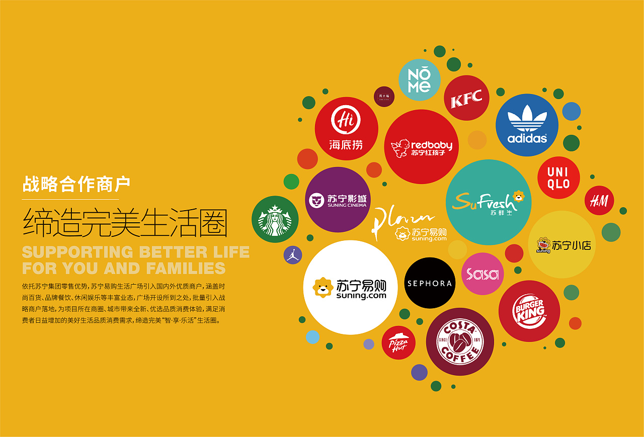 苏宁易购生活广场线下品牌宣传手册