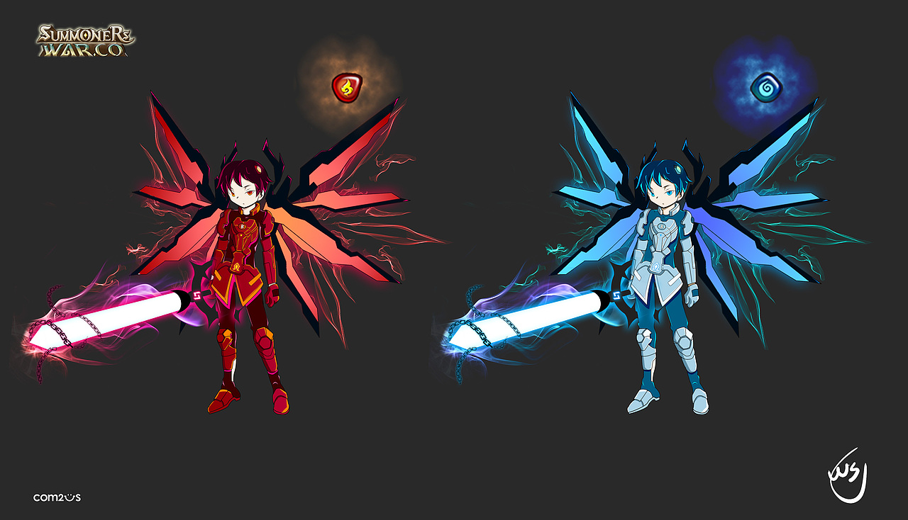 魔灵形象变换设计方舟天使