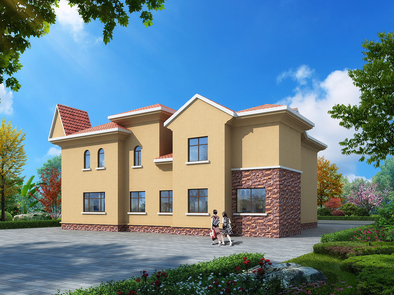 室外|别墅外观|37种案例（图ZMjI3MTYxMzE2） - 建筑设计 - 站酷设计师陈轩15956513871原创素材 - 站酷ZCOOL