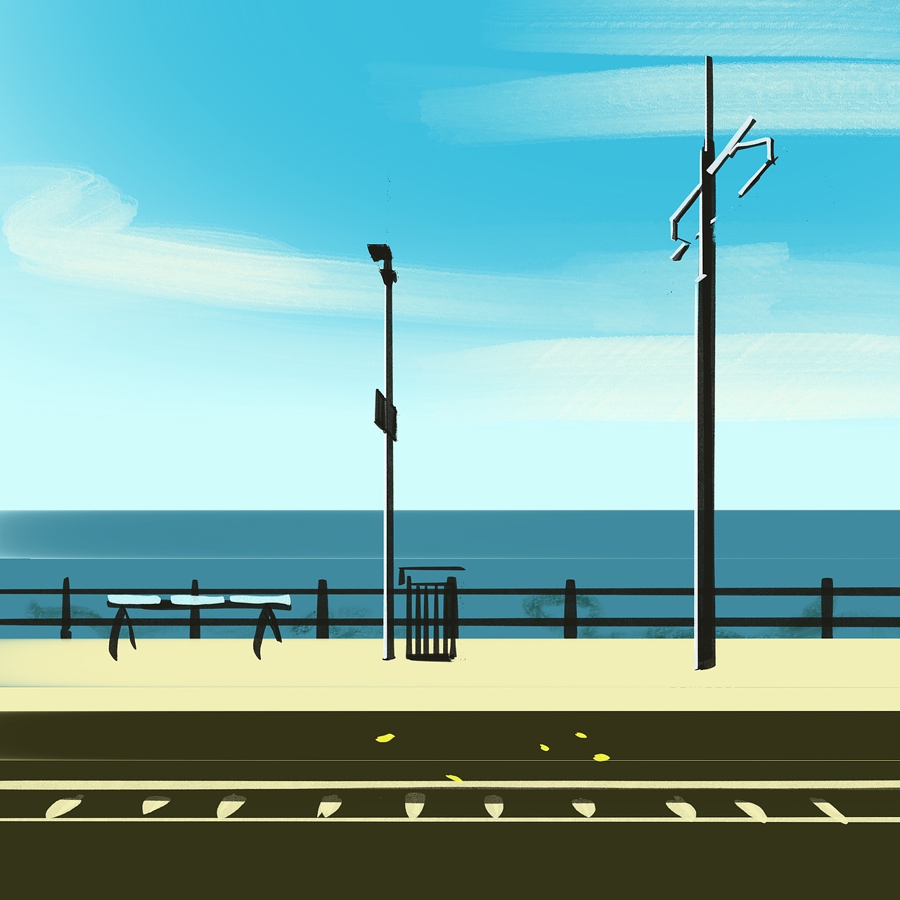 【插画】风景类插画小合集（图ZMjA3Mzg4Nzc2） - 创作习作 - 站酷设计师yiyiwork11原创素材 - 站酷ZCOOL