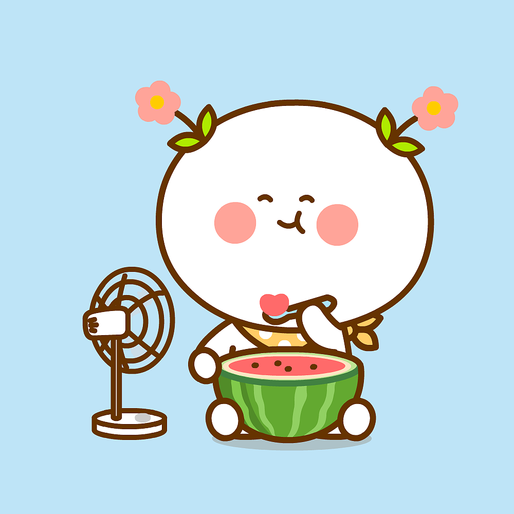 收藏 二花 桃小仙 微信表情 卡通动漫 头像壁纸 可爱 情侣 爱情 收藏