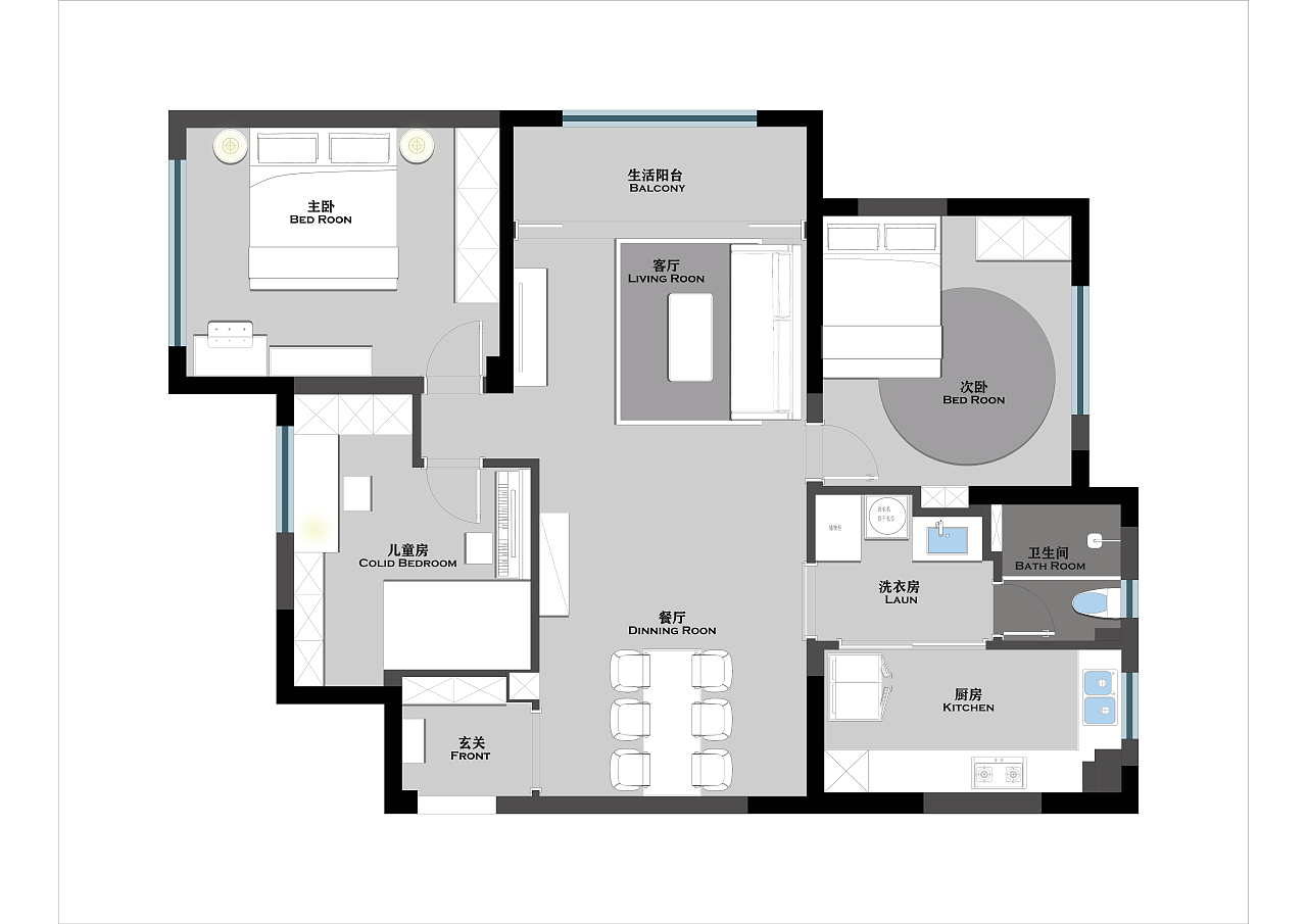 麻吉空间设计 | 中古式—顶峰公寓（图ZMjg1MzM3NTM2） - 家装设计 - 站酷设计师麻吉空间设计原创素材 - 站酷ZCOOL