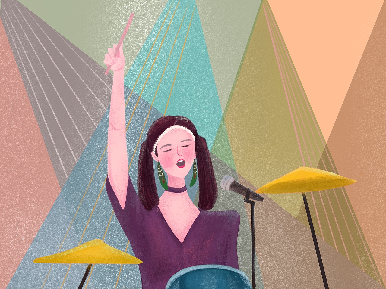 乐队的夏天（图ZMTcyMTc4NTQ0） - 创作习作 - 站酷设计师番茄小姐0910原创素材 - 站酷ZCOOL