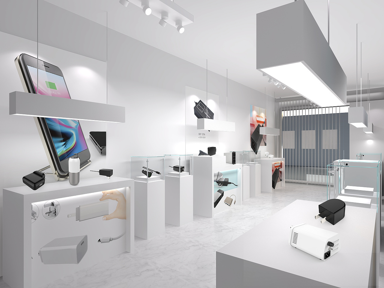 PPG大师漆展厅3D效果图设计 产品展示厅设计|三维|展览|阿杰smac - 原创作品 - 站酷 (ZCOOL)