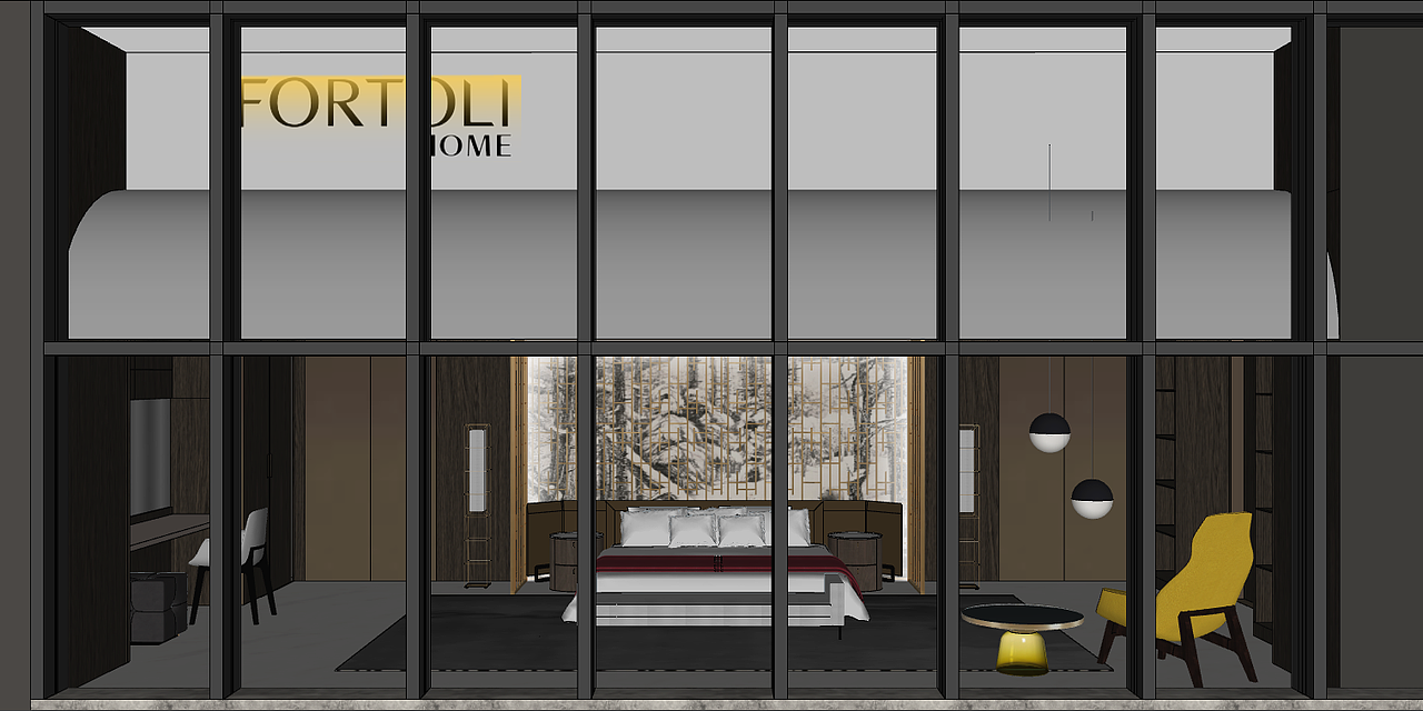 定制柜体展厅空间规划设计