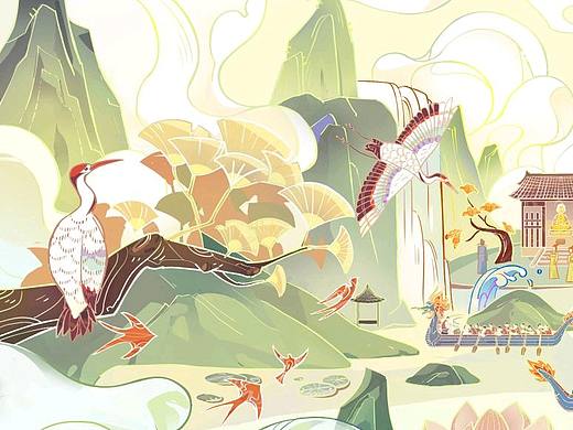 2023端午插画贺图