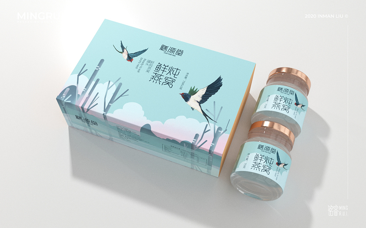 即食燕窝 鲜炖燕窝 燕窝罐头 包装设计 · 膳源堂（图ZMjE2NjQ2MjUy） - 包装 - 站酷设计师刘益铭原创素材 - 站酷ZCOOL