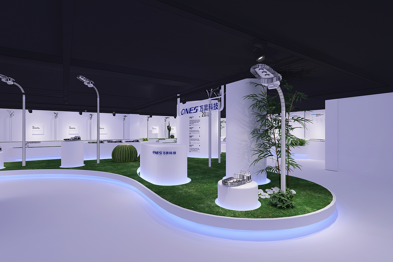 万晟科技展厅（图ZOTIyNzcxMTY=） - 展陈设计 - 站酷设计师空舍设计原创素材 - 站酷ZCOOL