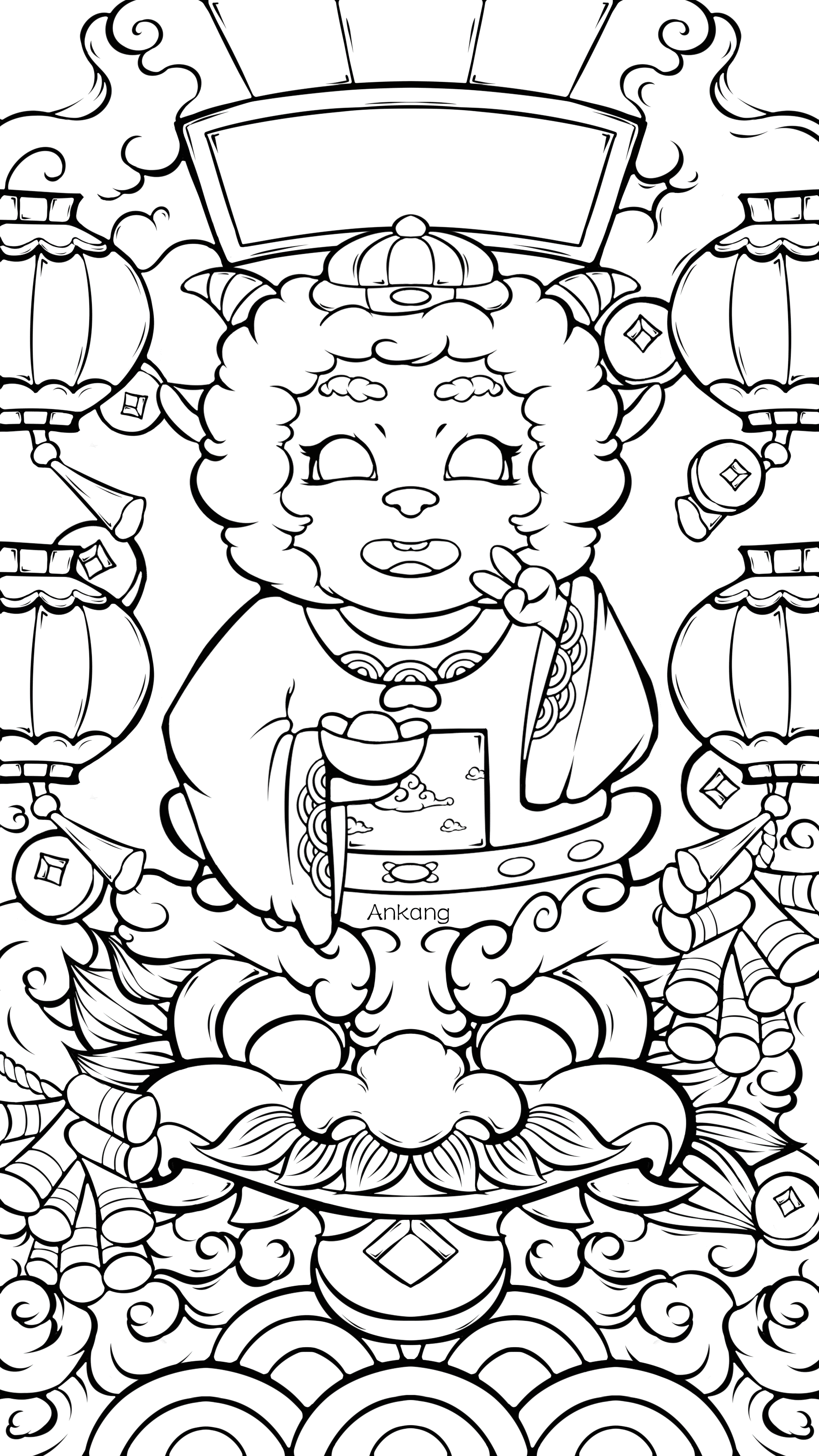 十二生肖合集（图ZMjY1Mzg2ODY0） - 新锐潮流插画 - 站酷设计师安康Ankang原创素材 - 站酷ZCOOL