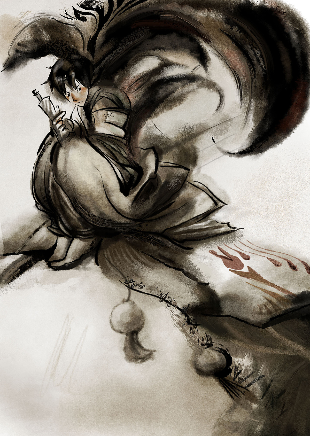 临摹国风和日式练习