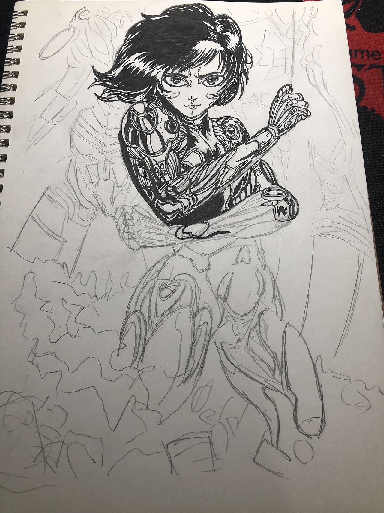 阿麗塔：戰(zhàn)斗天使 臨摹手繪（圖ZMTQ3NTEwNzk2） - 創(chuàng)作習(xí)作 - 站酷設(shè)計(jì)師Shane0124原創(chuàng)素材 - 站酷ZCOOL