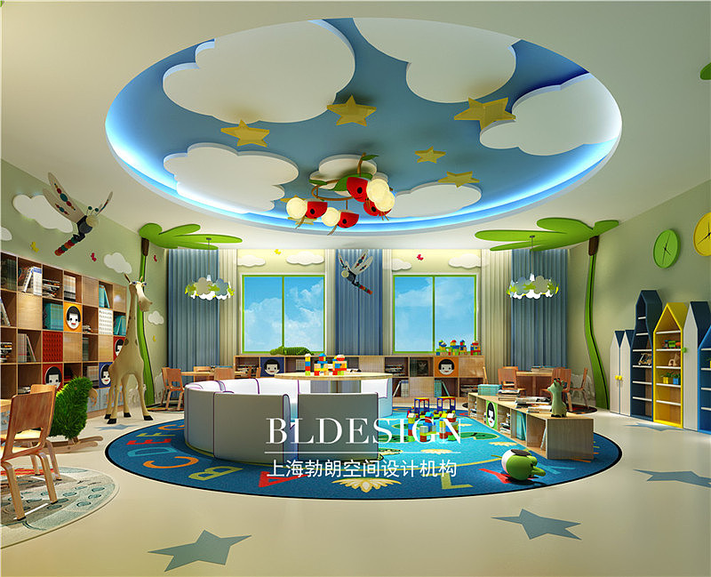 郑州国际幼儿园设计-郑州巴莱多国际幼儿园装修设计（图ZOTIwNjE0NzY=） - 家装设计 - 站酷设计师郑州幼儿园设计原创素材 - 站酷ZCOOL