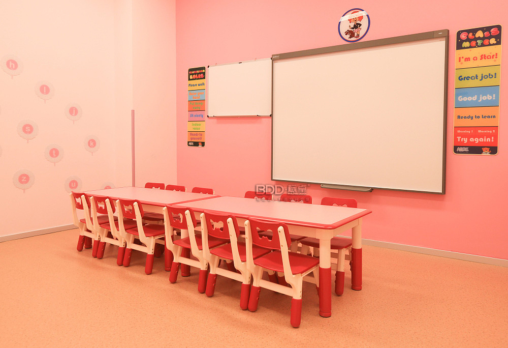 爱贝英语成都教育培训装修-成都培训机构设计