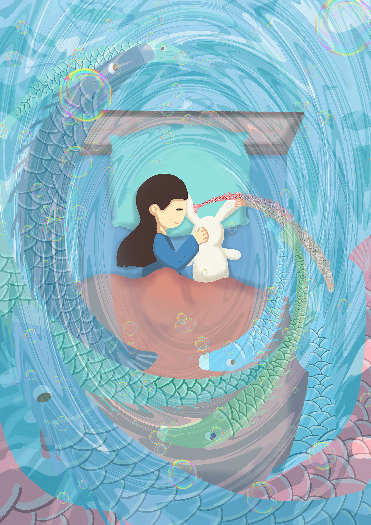 心中梦与鱼（图ZMTg5Njk2Nzg4） - 创作习作 - 站酷设计师沙子的前半生原创素材 - 站酷ZCOOL