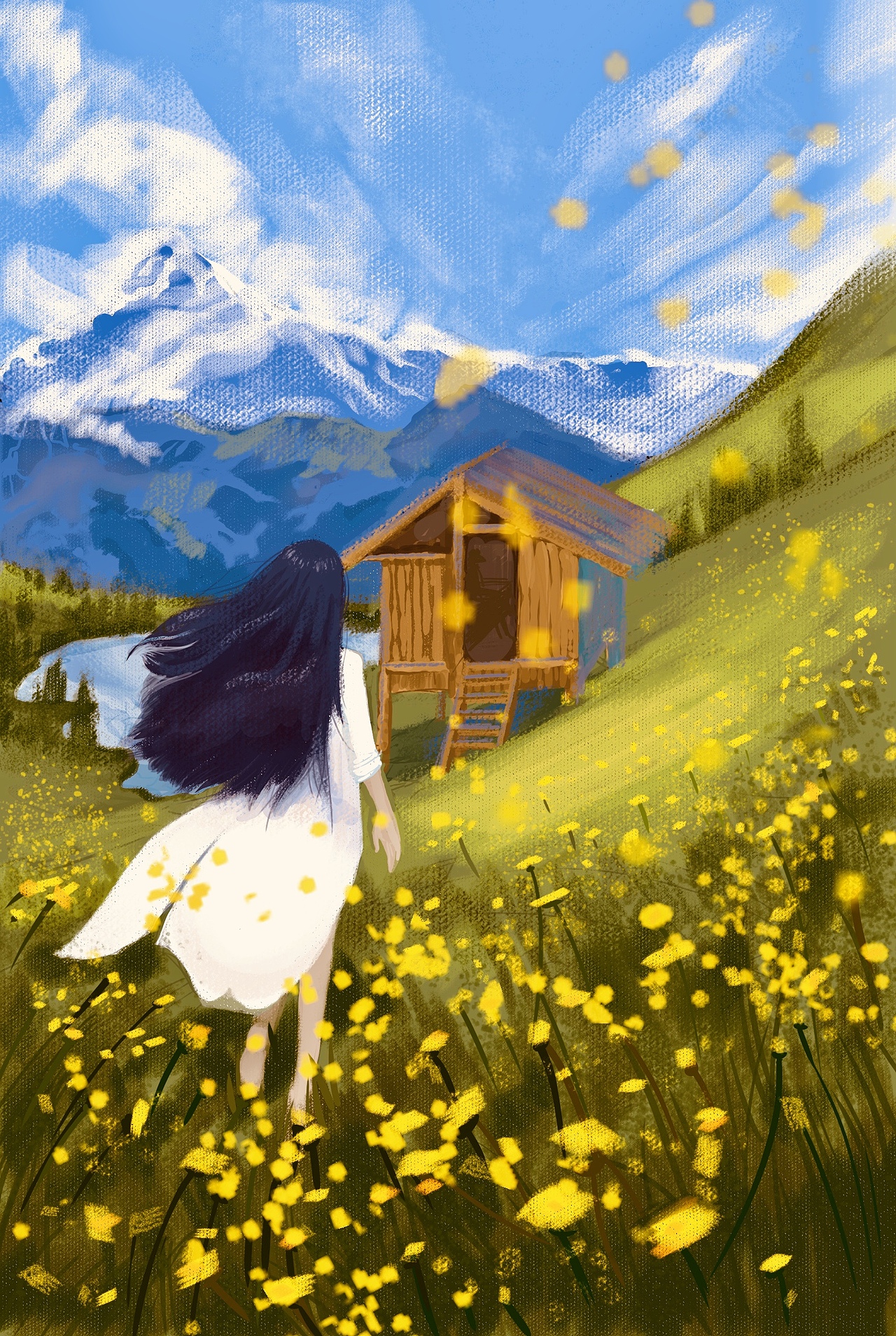 王小波-《黄金时代》插画习作·原画·概念设计（图ZMTkyMzQyMjc2） - 创作习作 - 站酷设计师郭蒹Gale原创素材 - 站酷ZCOOL