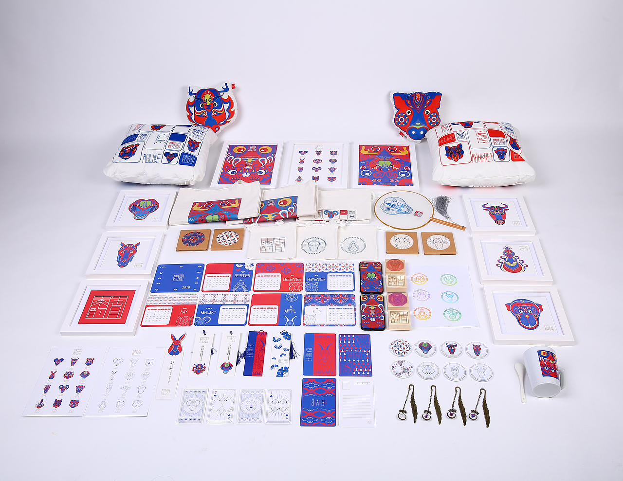 秦韵生肖（图ZMTIwMDU1OTg4） - 宣传物料 - 站酷设计师胖柚YO原创素材 - 站酷ZCOOL