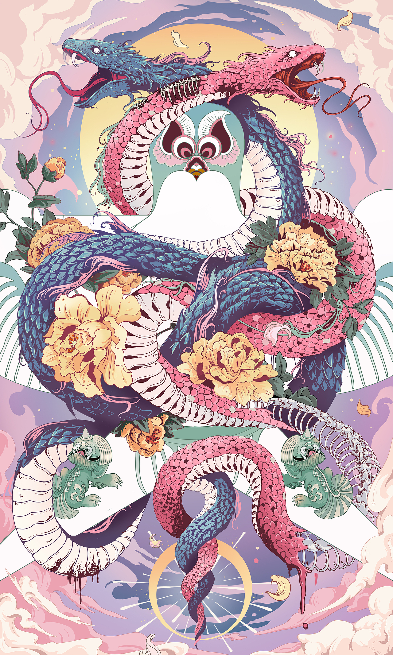 生肖狂欢节🎉（图ZMzU4NDA3ODk2） - 创作习作 - 站酷设计师健美糖原创素材 - 站酷ZCOOL