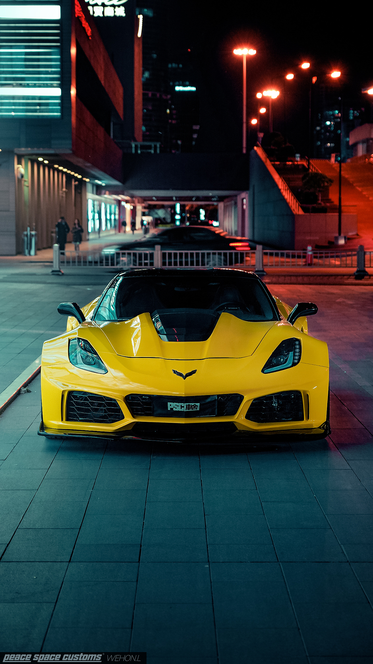 汽车摄影:雪佛兰 科尔维特 c7