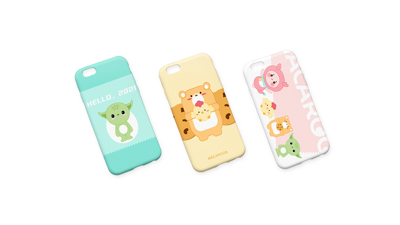 Macaroon甜品店-IP形象设计