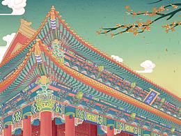 頤和園系列插畫