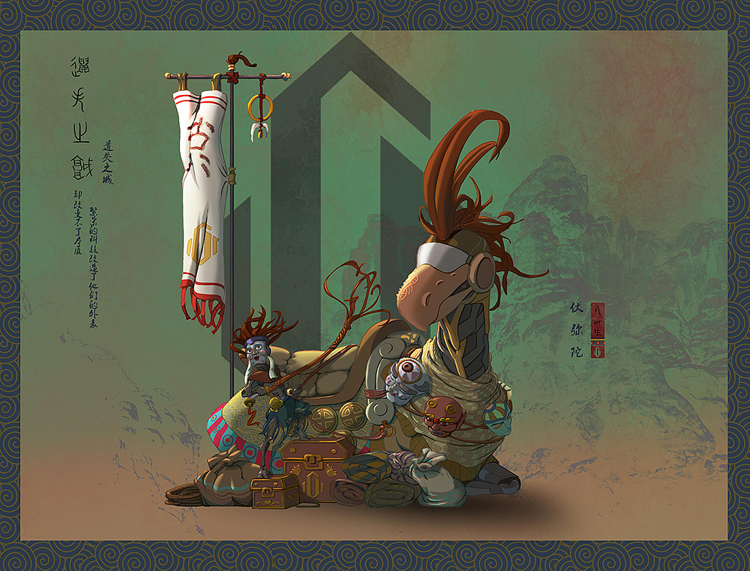 《楼兰》主题系列角色设定 — 2019年作品集（图ZMTkxMjI5NTg0） - 概念设定 - 站酷设计师XRCG学院原创素材 - 站酷ZCOOL