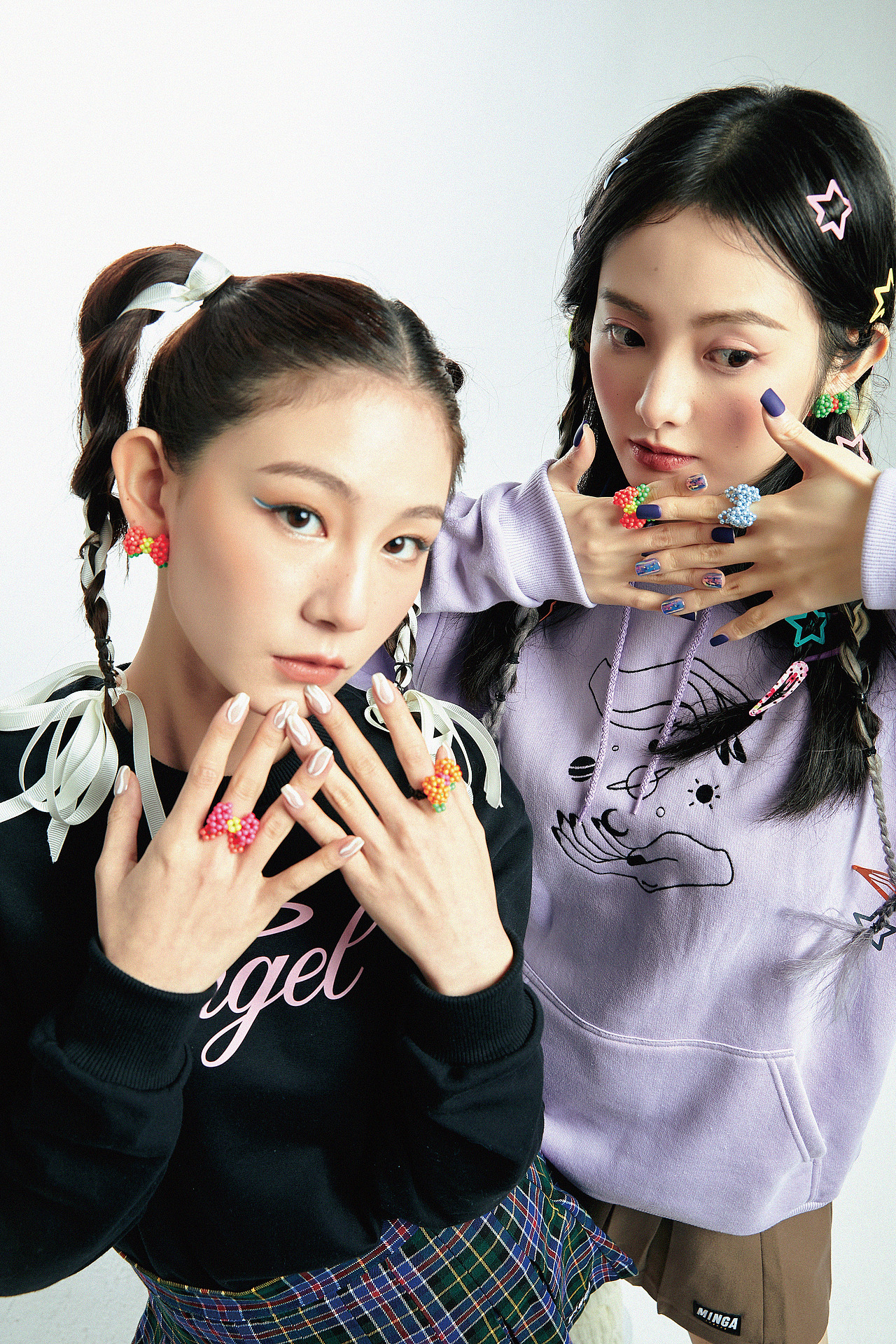 复古Y2K 美式校园服装拍摄