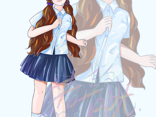 青春活力（个人主页-ZNjUxMjk2NjA=） - 创作习作 - 站酷设计师若翰Sweet原创素材 - 站酷ZCOOL