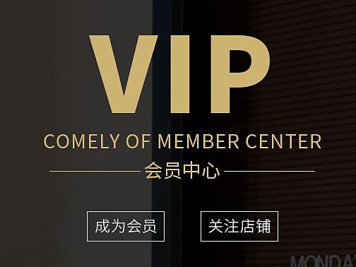 网页排版设计 vip会员中心页面 文字排版 
