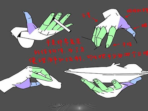 「教程」手部绘画教程！