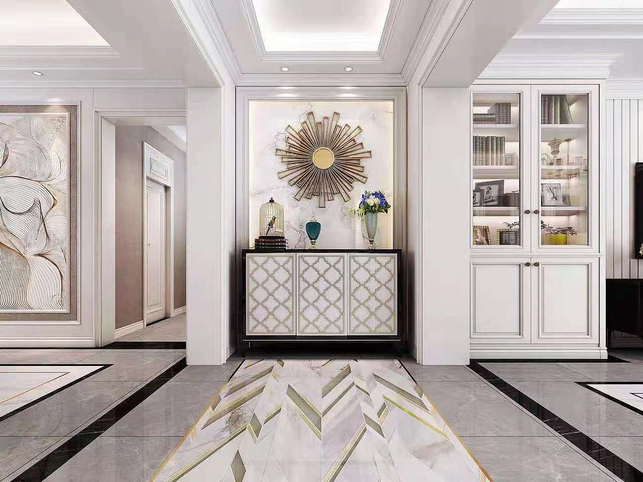 罗湖新房装修 罗湖二手房装修设计 汇锦名园装饰效果图