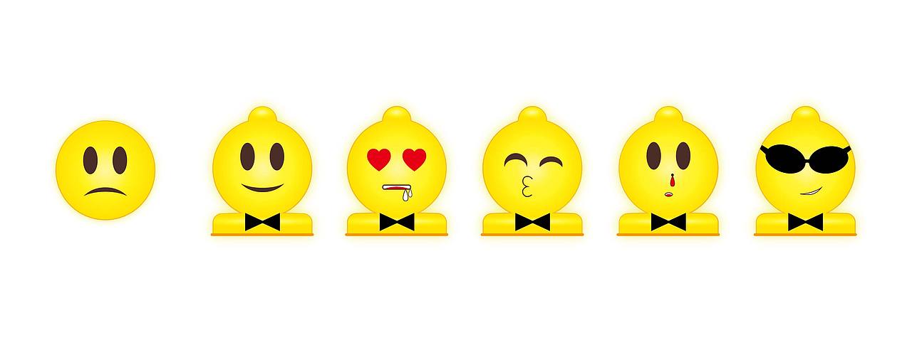 第6感 emoji遗墨迹系列