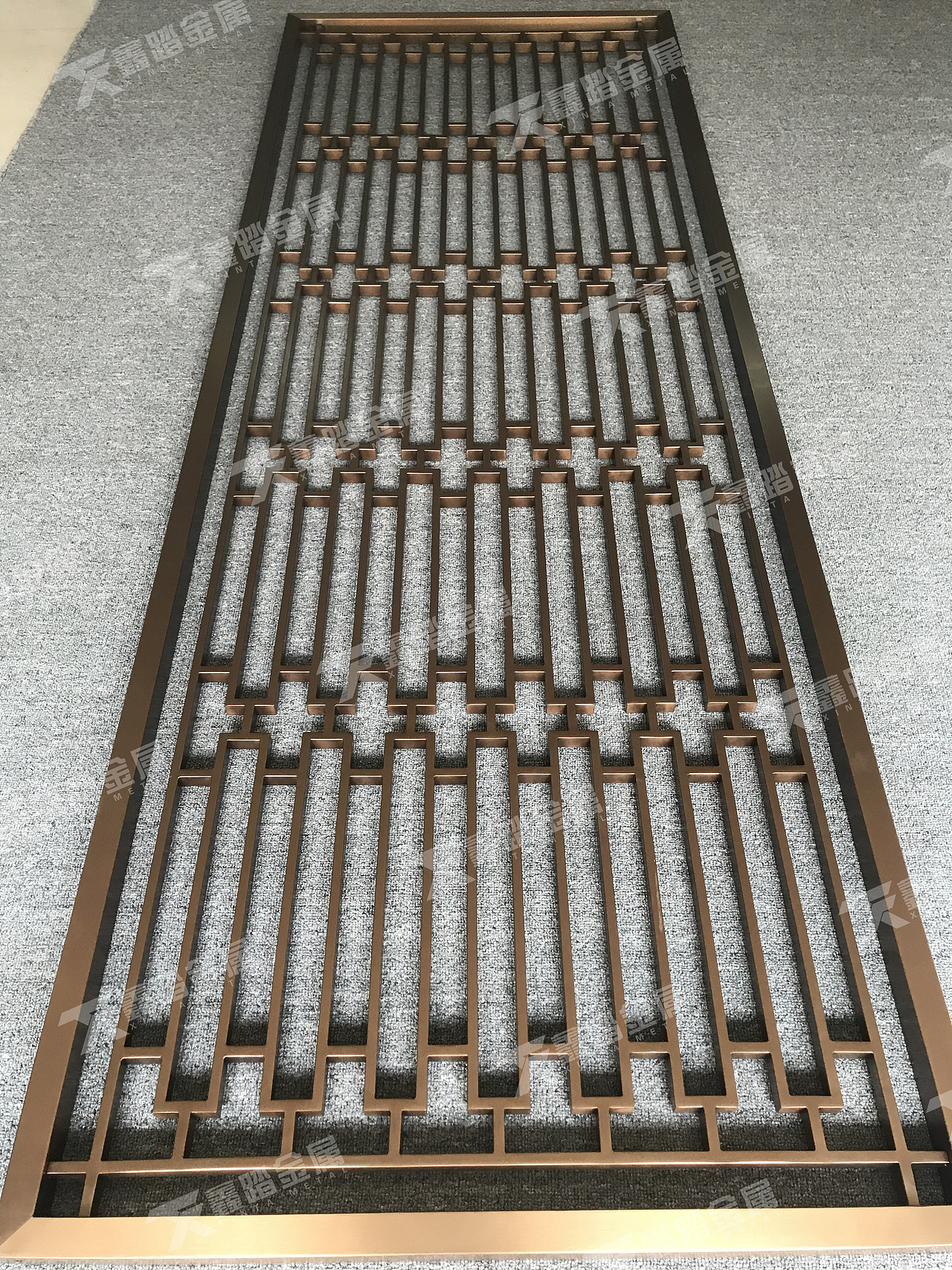 金色装饰不锈钢屏风隔断