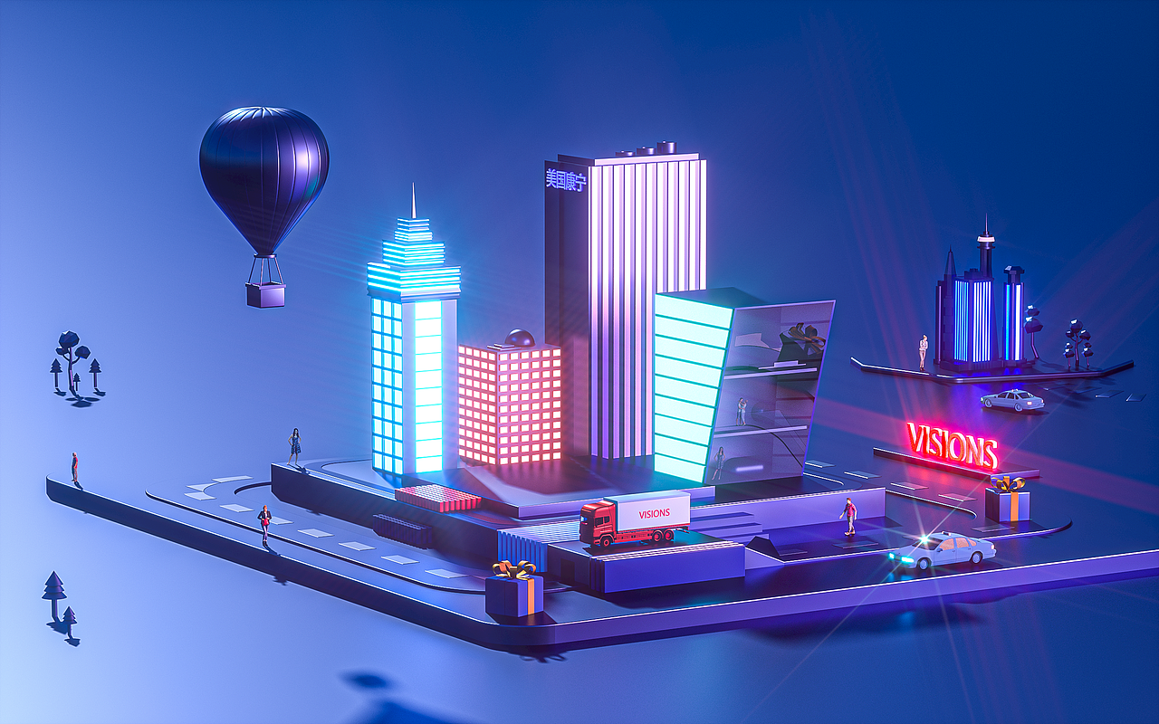 3d场景建模渲染|三维|场景|诗与酒与人生_原创作品-站酷zcool