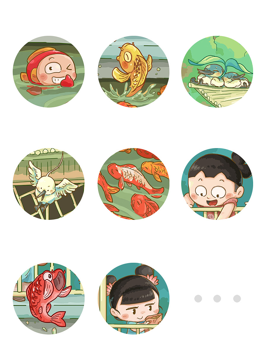 小鱼灯2020年8月壁纸（图ZMjE5MTU2NTc2） - 儿童插画 - 站酷设计师福尔猫斯原创素材 - 站酷ZCOOL