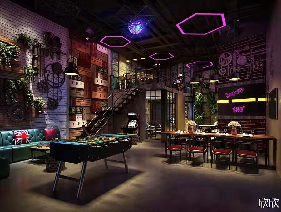 网红影院轰趴馆娱乐空间设计