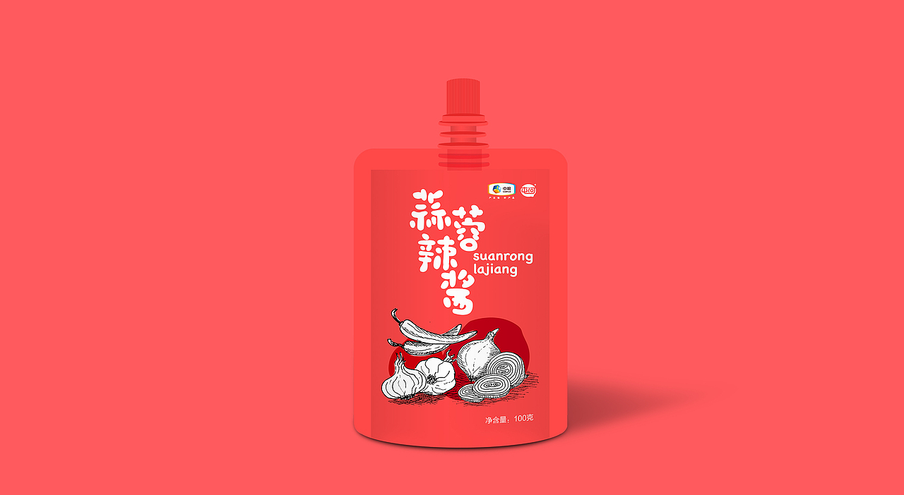 中粮蒜蓉辣酱包装设计