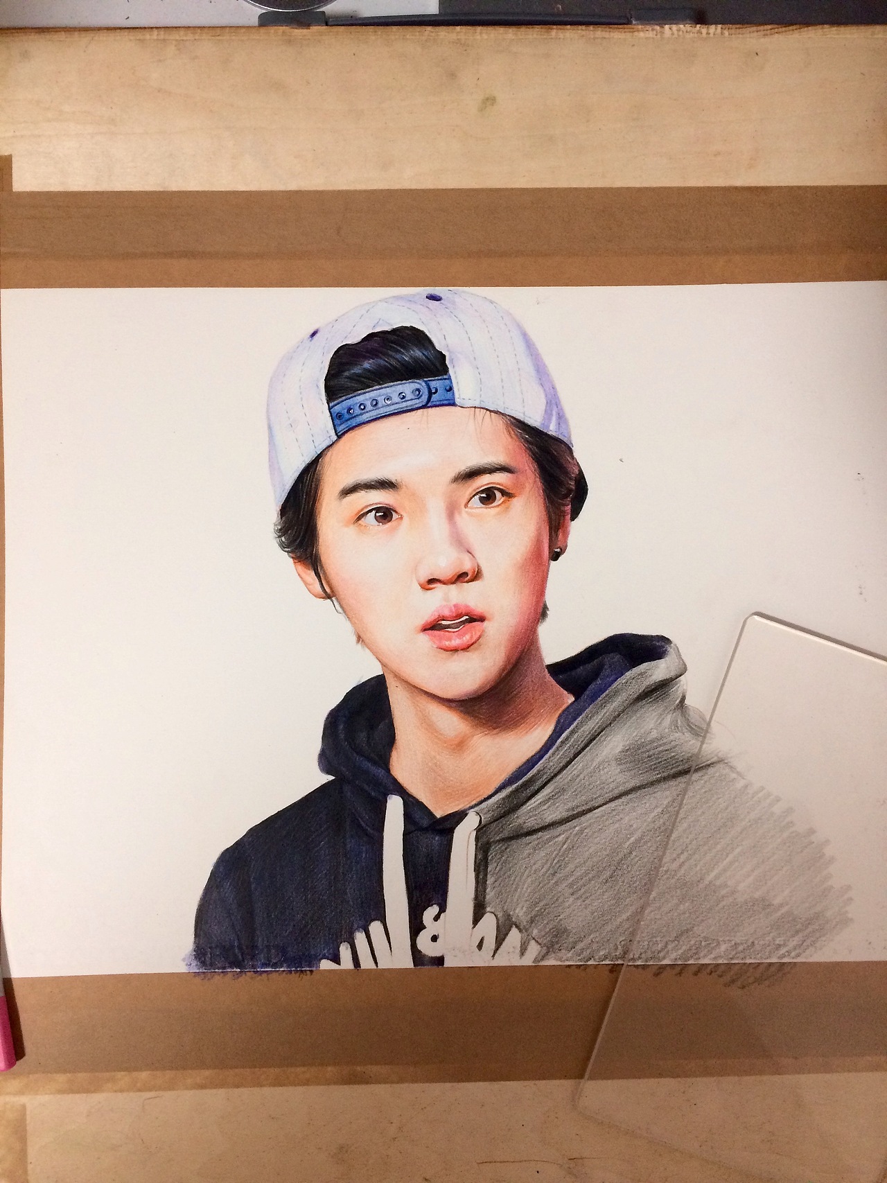 彩铅鹿晗（图ZODY5MTU0MDQ=） - 绘画 - 站酷设计师氷糖葫芦原创素材 - 站酷ZCOOL