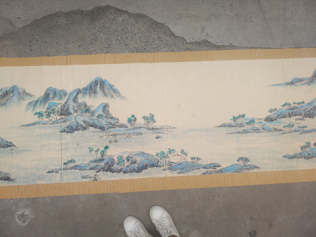 十一米左右长卷,山水