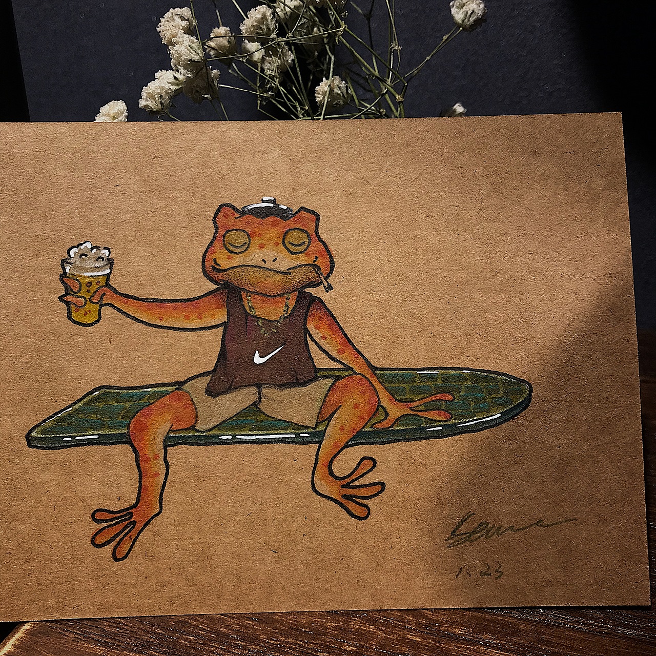 原创 插画 文身手稿