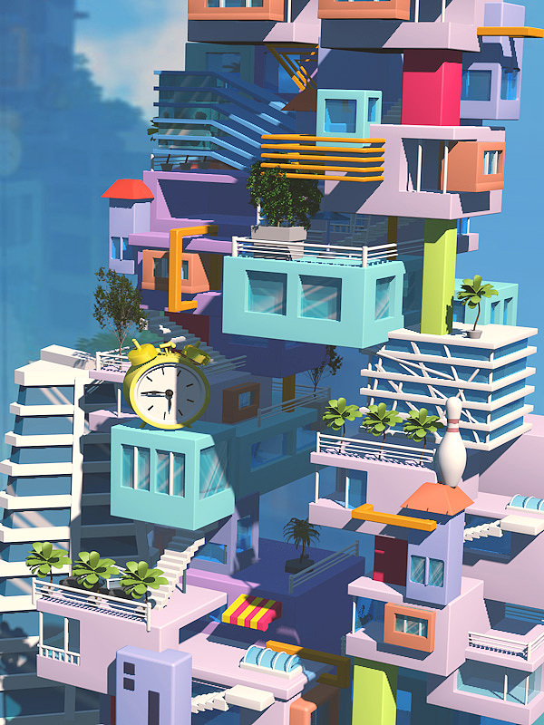 C4D场景练习（2）（图ZMTAwMDgwODEy） - 场景 - 站酷设计师精虎设计原创素材 - 站酷ZCOOL