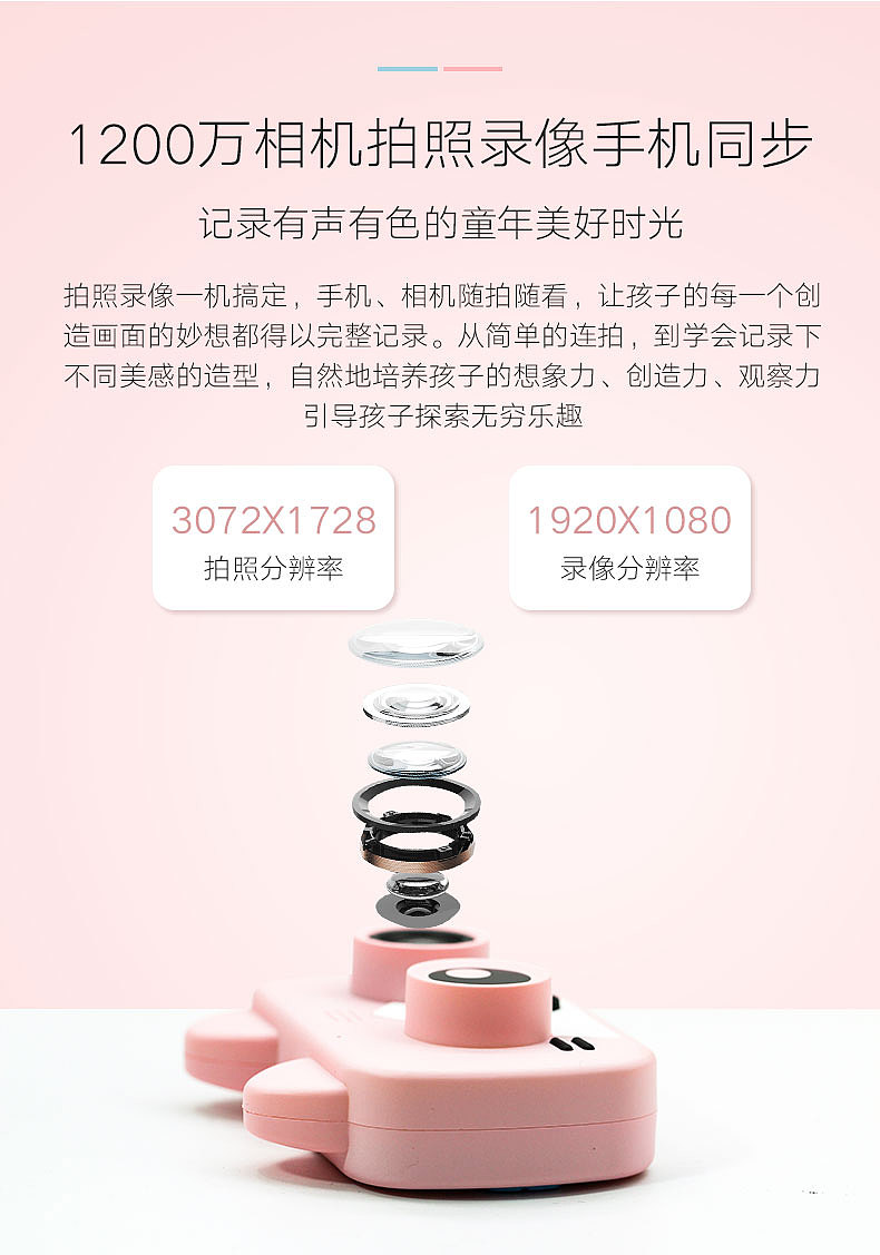 儿童相机详情页（图ZMTU4OTM2ODk2） - 电商 - 站酷设计师clcl是我就是我原创素材 - 站酷ZCOOL
