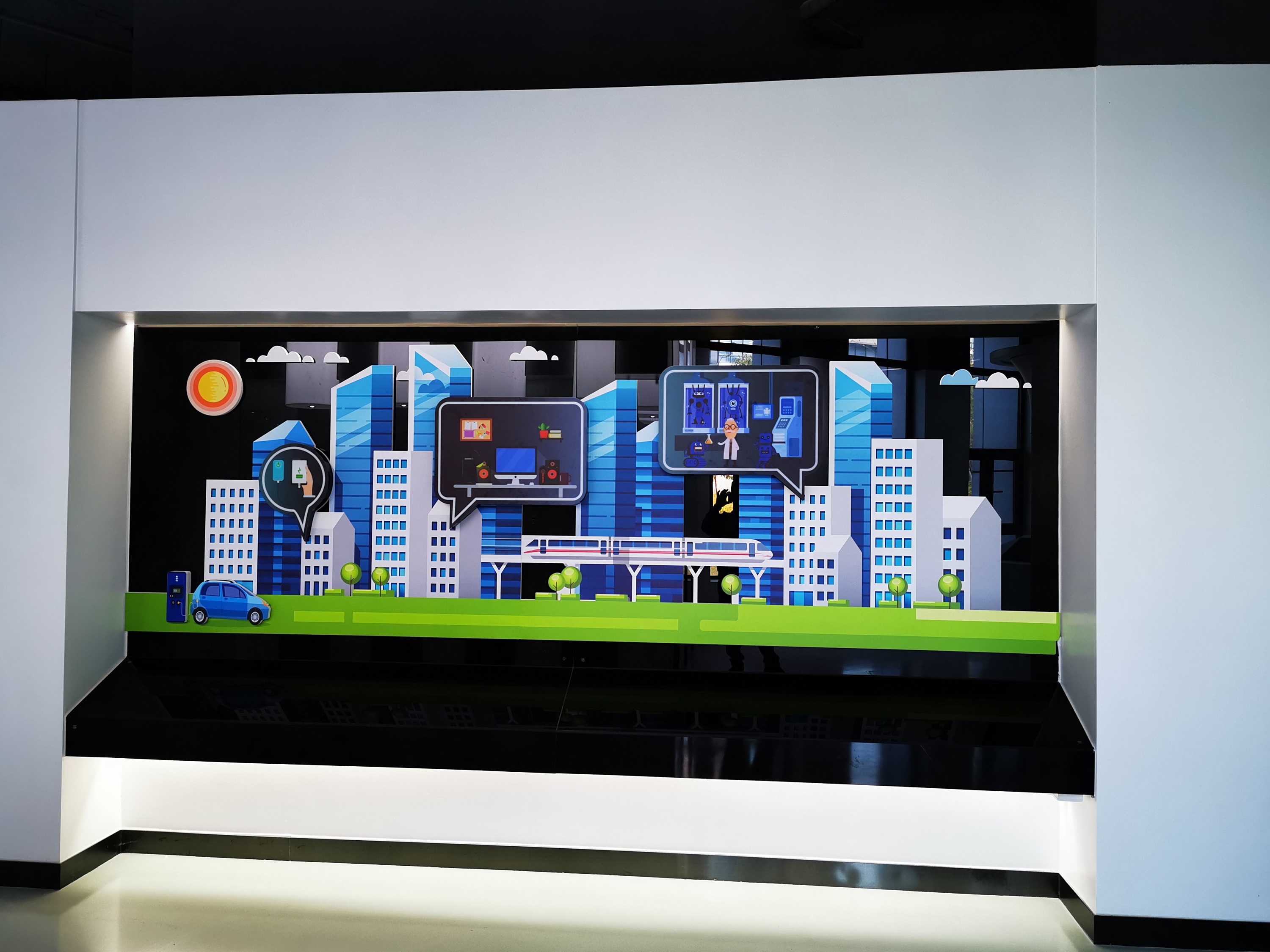 展厅设计|创明新能源公司展厅设计与制作