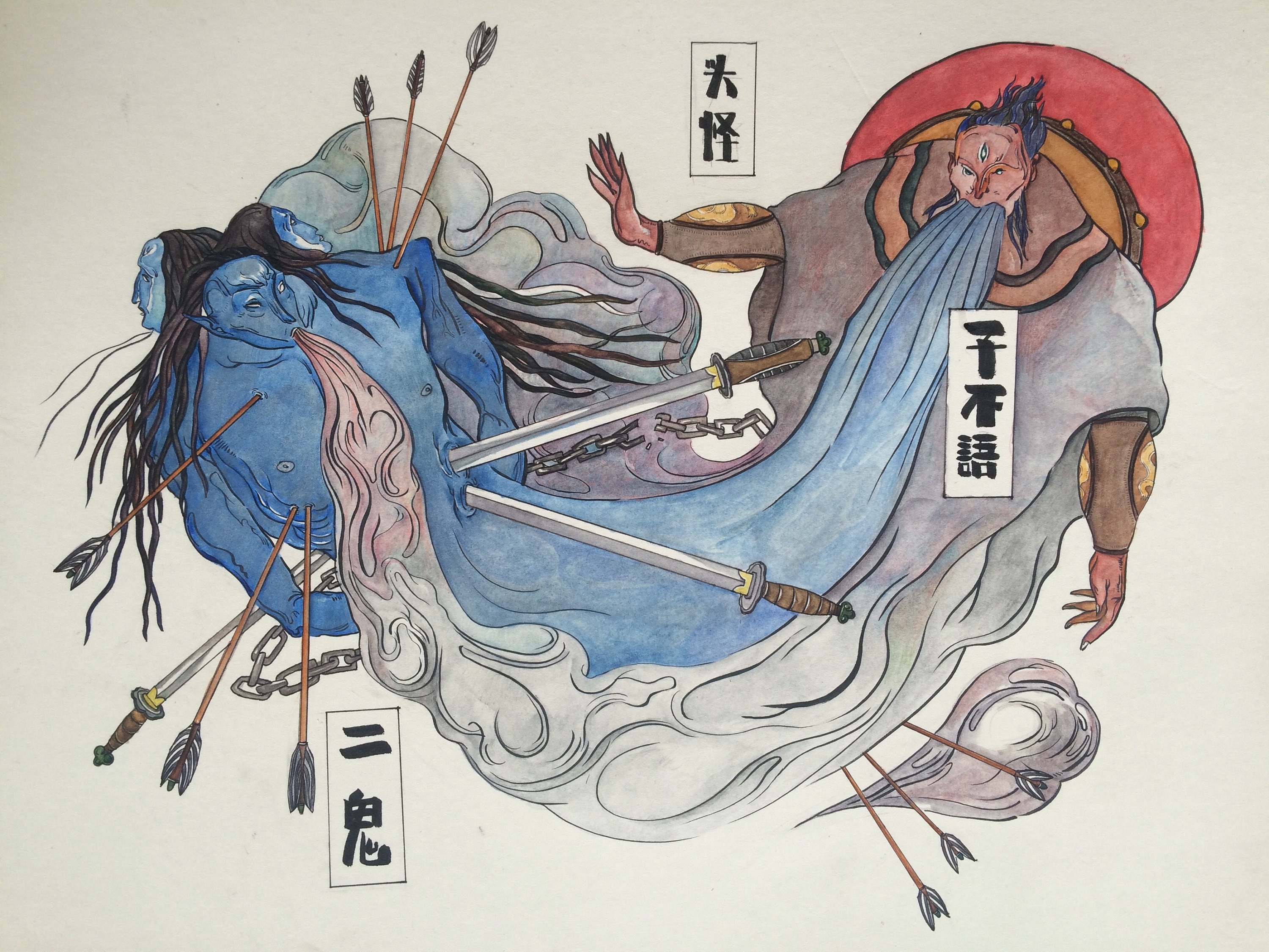 子不语手绘插图|插画|插画习作|老狗是我 - 原创作品 - 站酷 (zcool)