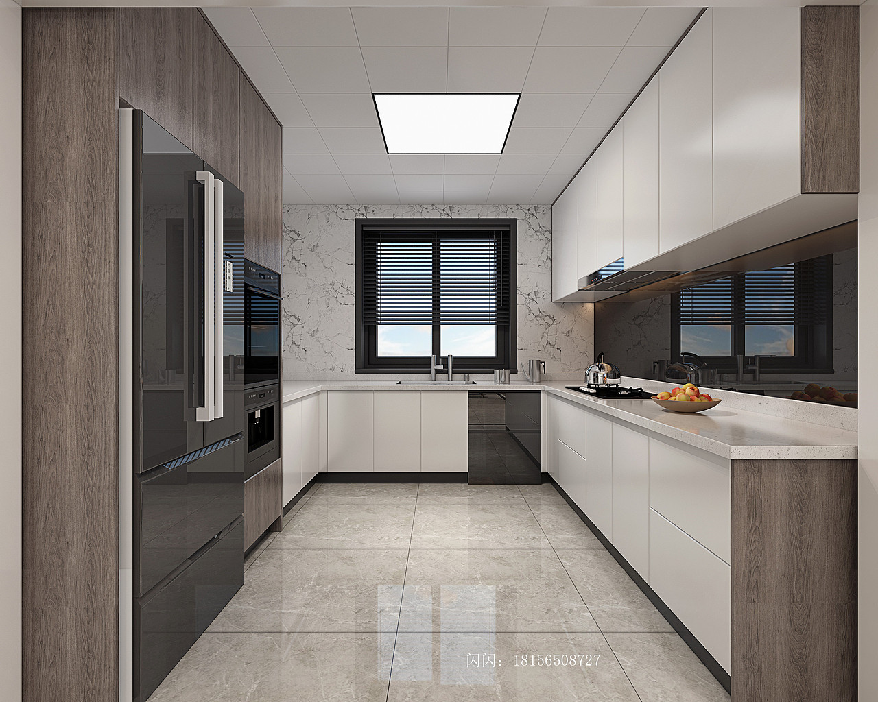 现代轻奢黑白灰复式