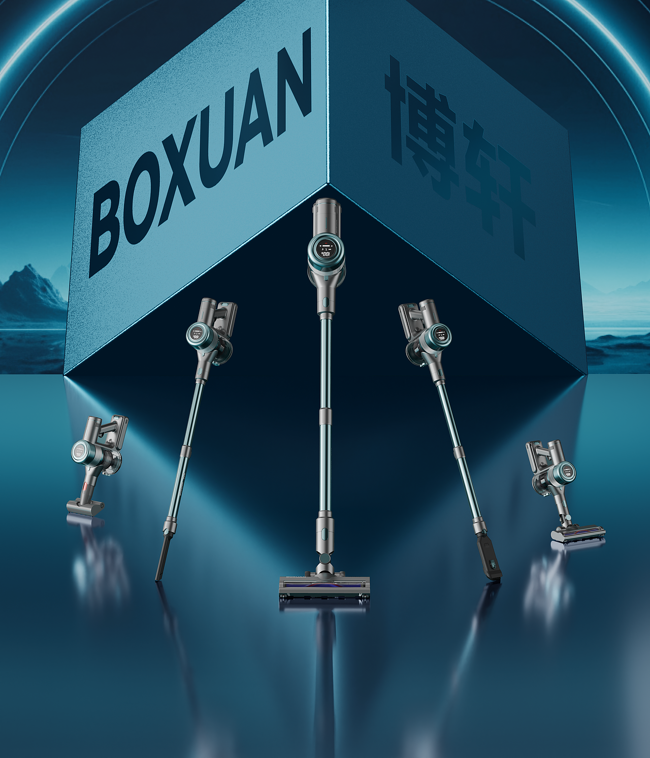 洗地机产品渲染