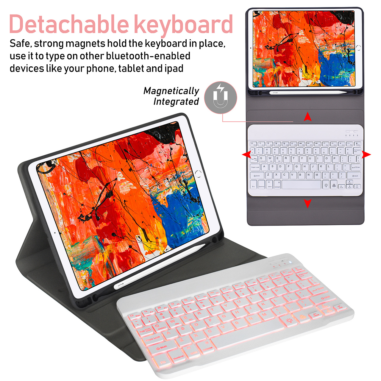 亚马逊 9.7寸发光键盘