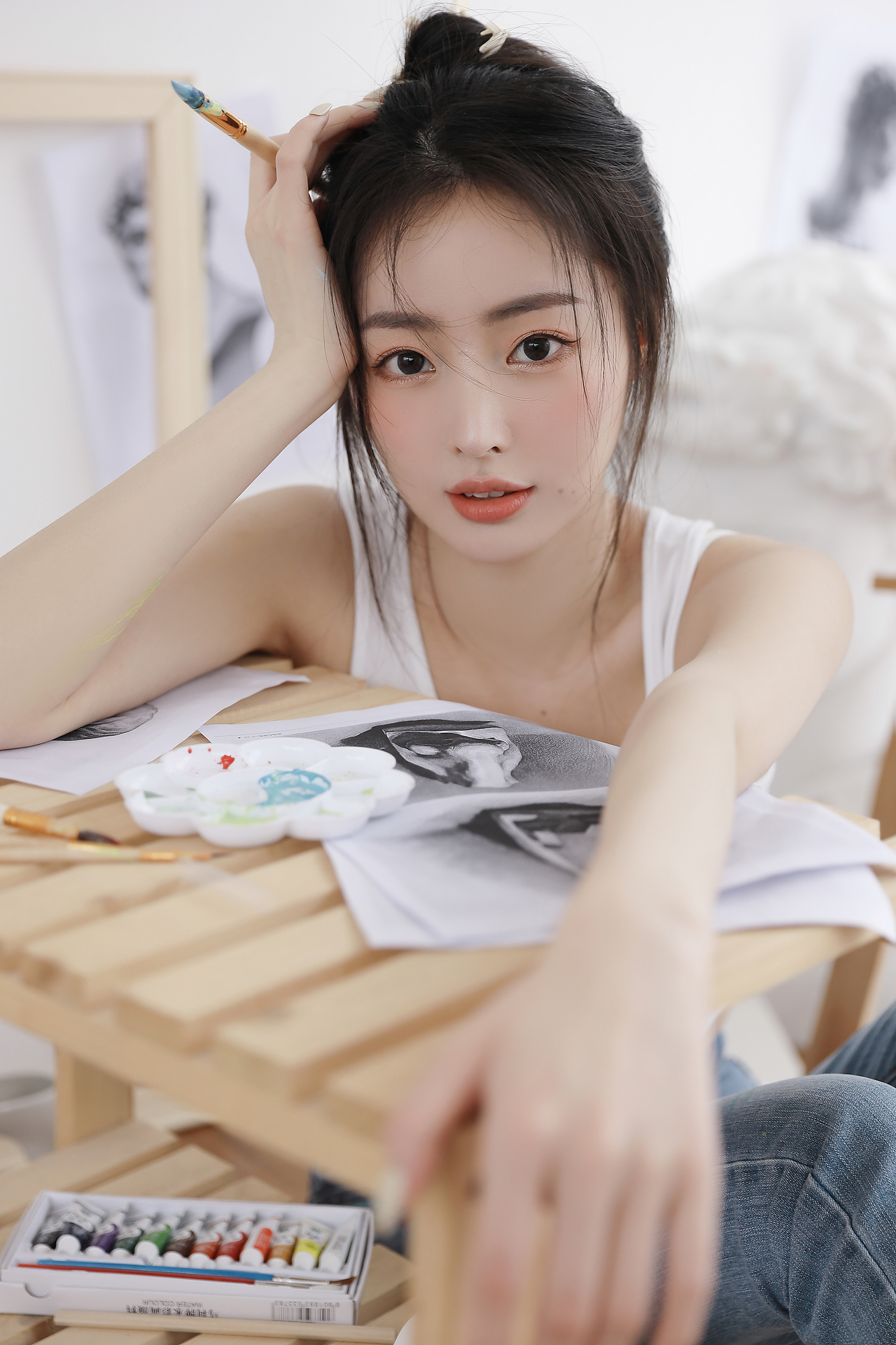 小朋友只负责美丽就好🎨|画室少女写真