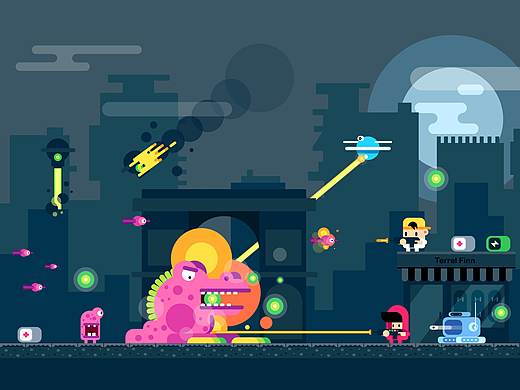 AI临摹练习：小游戏打怪兽